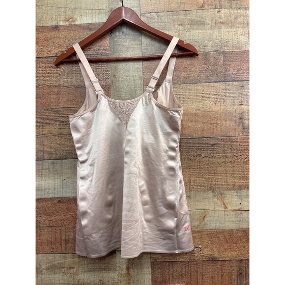 Ruby Ribbon Lace Camisole Size 40 Nude Adjustable Straps - Picture 8 of 8